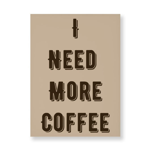 Coffee Themed Wall Picture - Cute Quote Stretched Canvas - Cool Trendy Wall Art - KXX