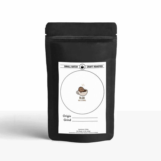 Ti.co Small Batch Craft Roasted Coffee and Tea Blend, Black Package