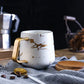 Coffee Mugs Marble Gold Inlay - KXX