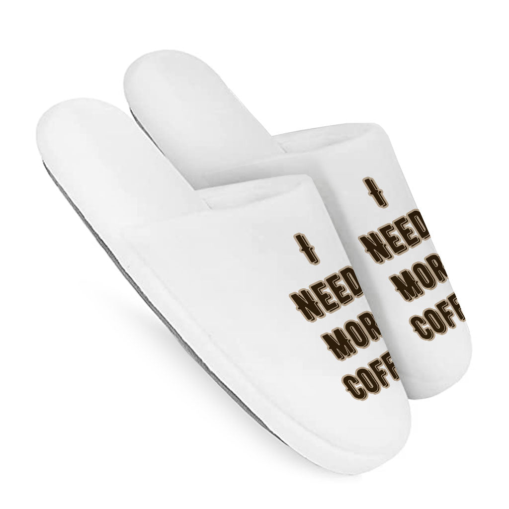 Coffee Themed Memory Foam Slippers - Cute Quote Slippers - Cool Trendy Slippers - Premium  from KXX - Just $14.99! Shop now at KXX  TI.CO