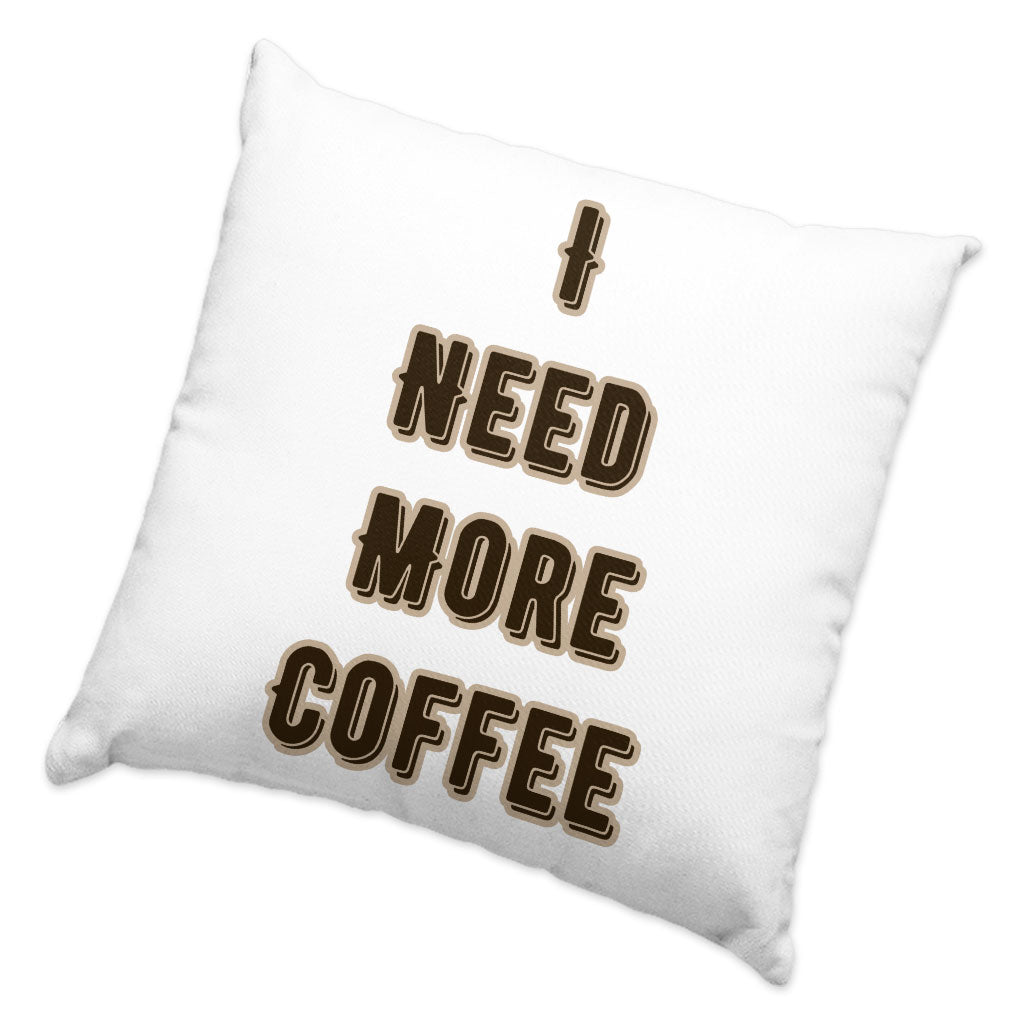 Coffee Themed Square Pillow Cases - Cute Quote Pillow Covers - Cool Trendy Pillowcases - KXX  TI.CO