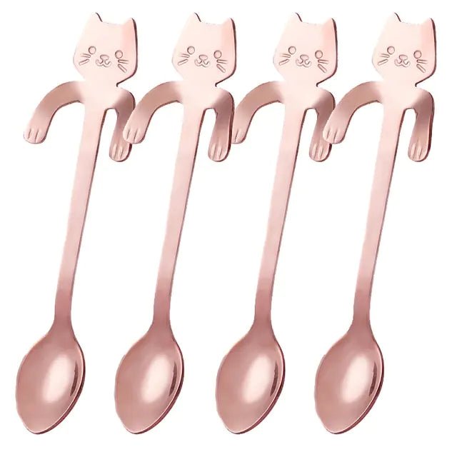 Cute Cat Coffee Spoon - KXX  TI.CO
