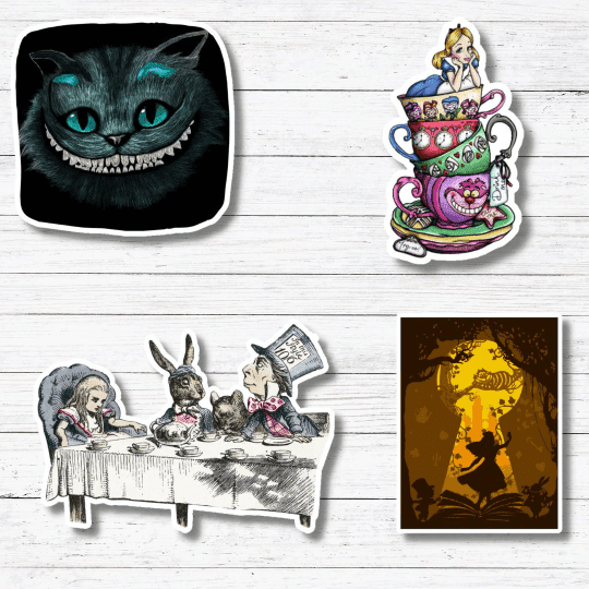 Key Hole-Alice In Wonderland Sticker/Magnet - Premium Novelty from Amethyst Missy - Just $6.87! Shop now at KXX